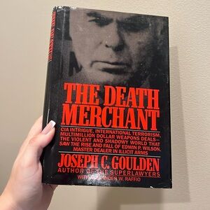 The Death Merchant by Joseph C. Goulden hard cover book 📕